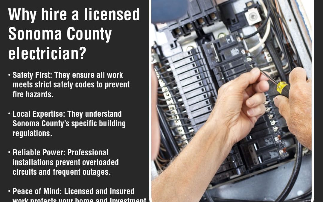 How to choose the right residential electrician in Sonoma County for your home project?